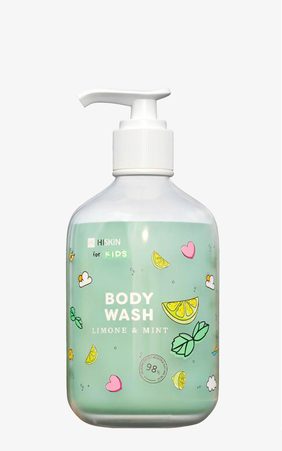 HiSkin – Kids Body Wash – Limone and Mint 400ml