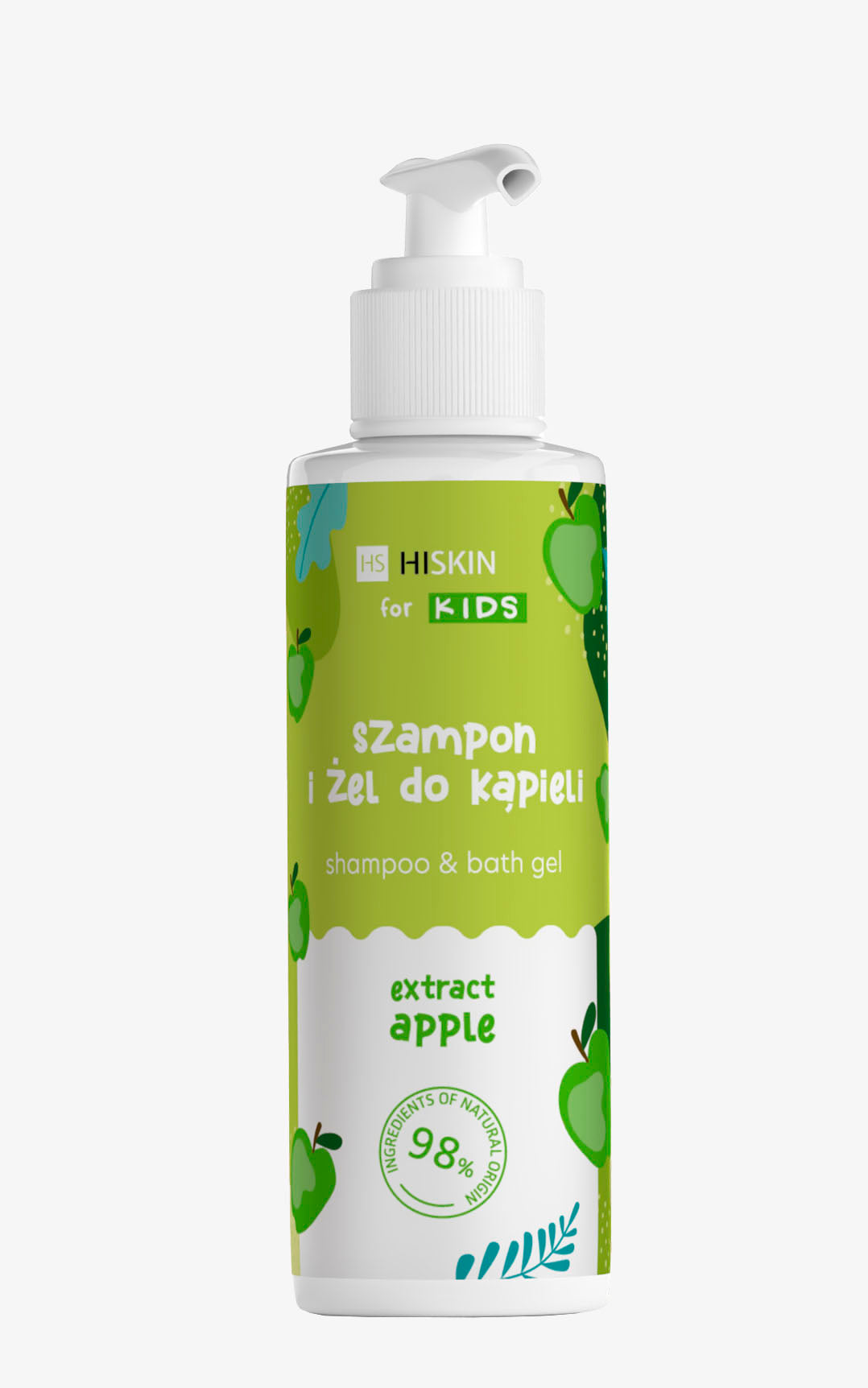 HiSkin – Kids Shampoo & Bath Gel – Apple 280ml