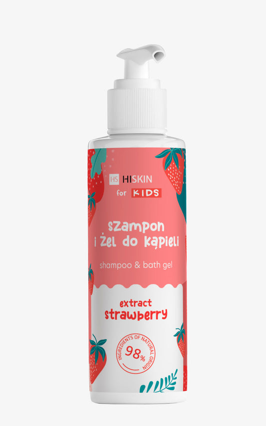 HiSkin – Kids Shampoo & Bath Gel – Strawberry 280 ml