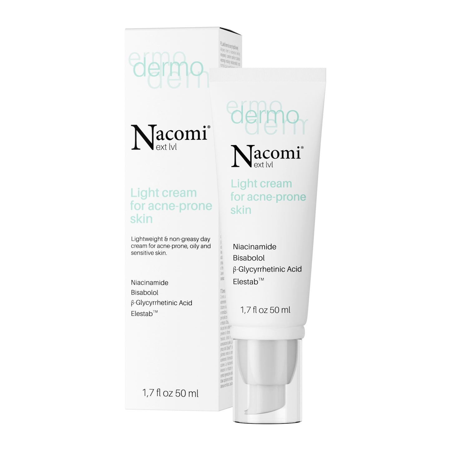 Nacomi – DERMO Light Face Cream for Acne-Prone Skin 50ml
