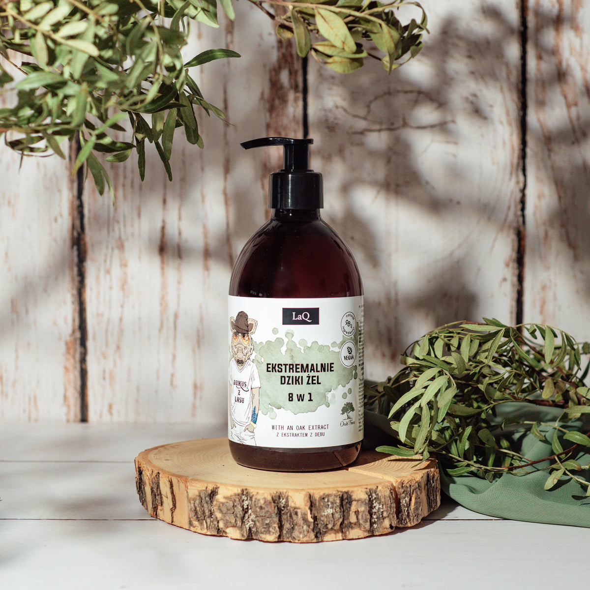 LaQ – Shower Gel 8 in 1 – Extremely Wild Gel 500ml
