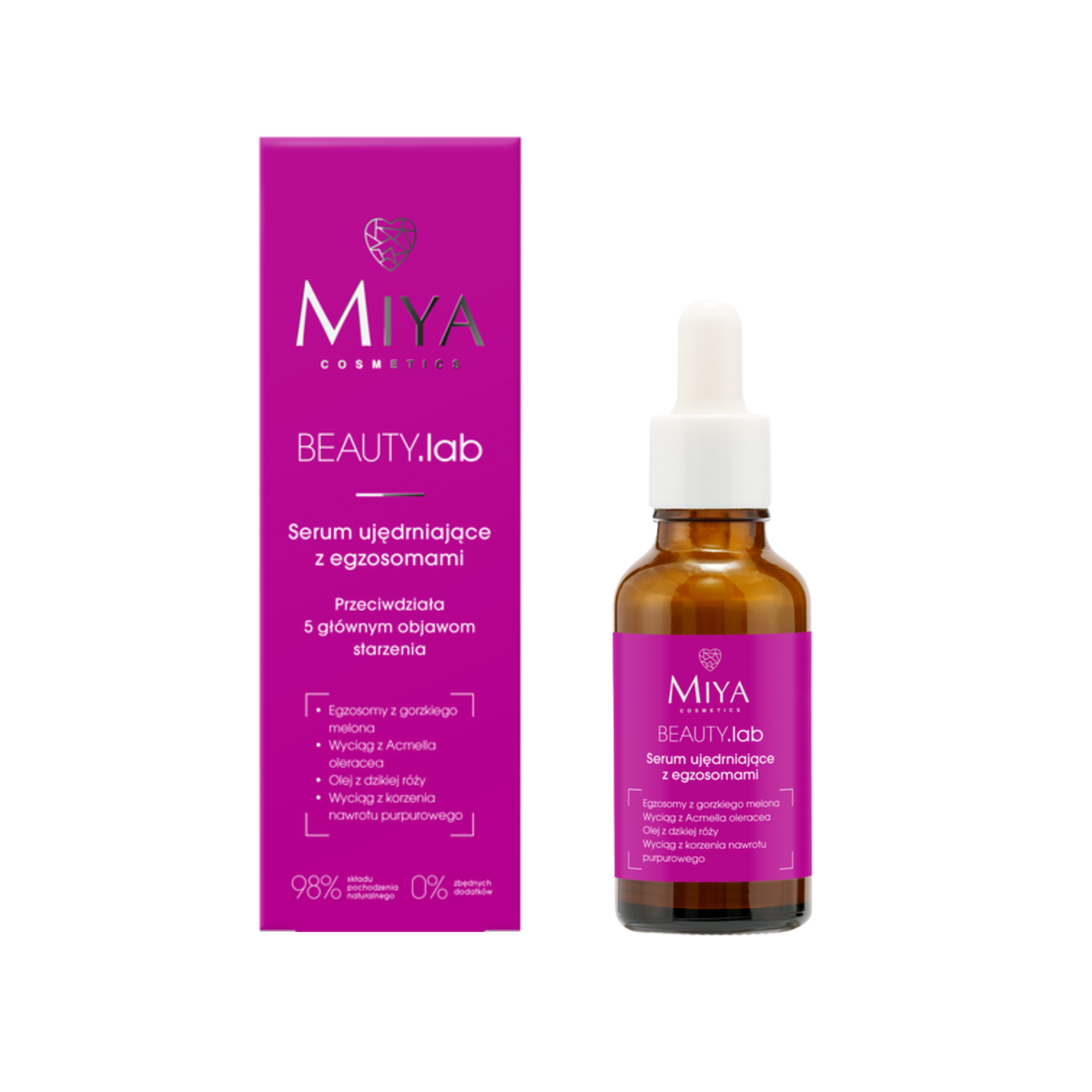 Miya Cosmetics – BEAUTY.lab – Serum Ujędrniające z Egzosomami 30ml