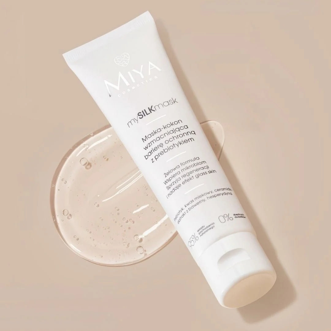 Miya Cosmetics – mySILKmask – Maska-Kokon Wzmacniająca Barierę Ochronną z Prebiotykiem 60ml