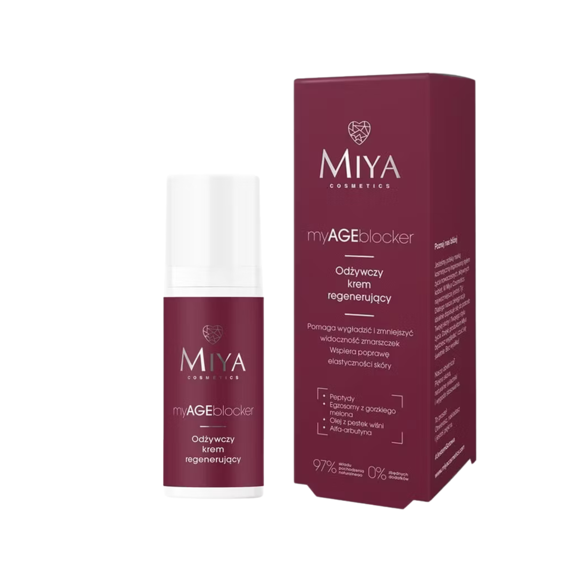 Miya Cosmetics – myAGEblocker – Nærandi og Endurnýjandi Andlitskrem 50ml