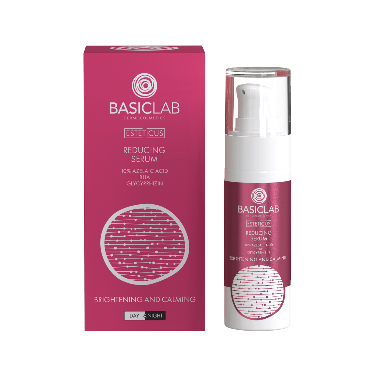 BasicLab – Reducing Serum with 10% Azelaic Acid, BHA, Glycyrrhizin – Brightening and Soothing 30ml