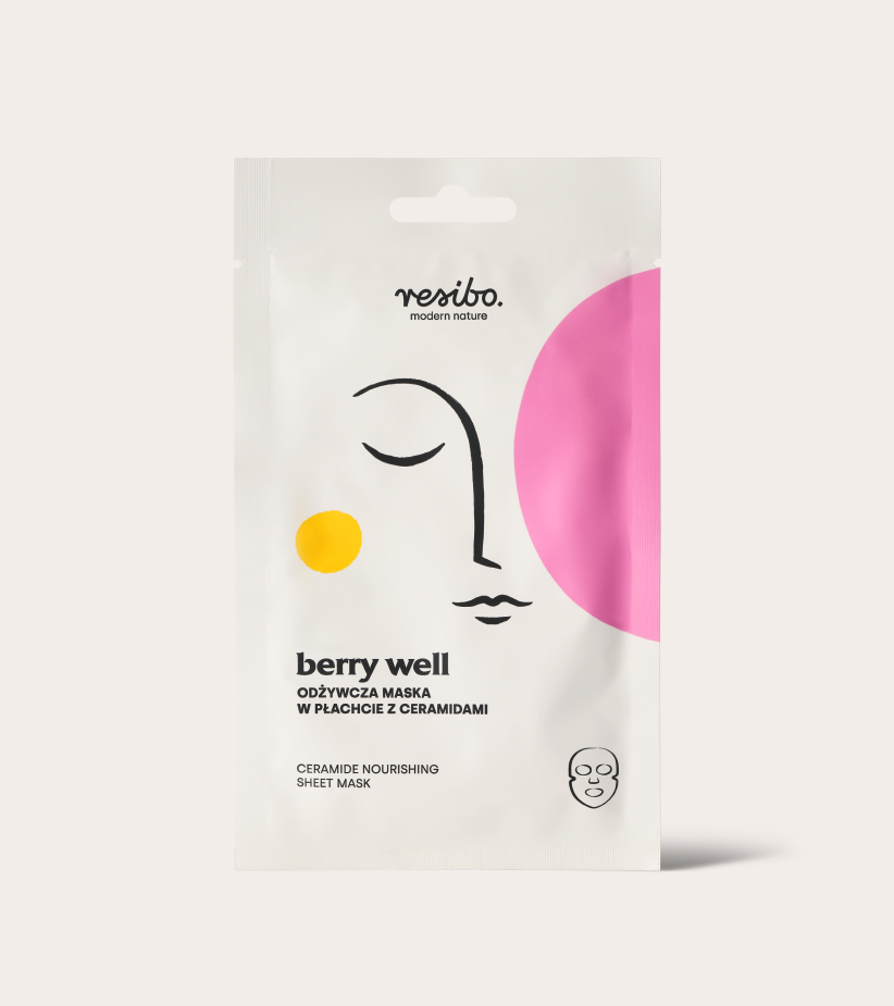 Resibo – Berry Well – Nourishing Sheet Mask with Ceramides 1pc