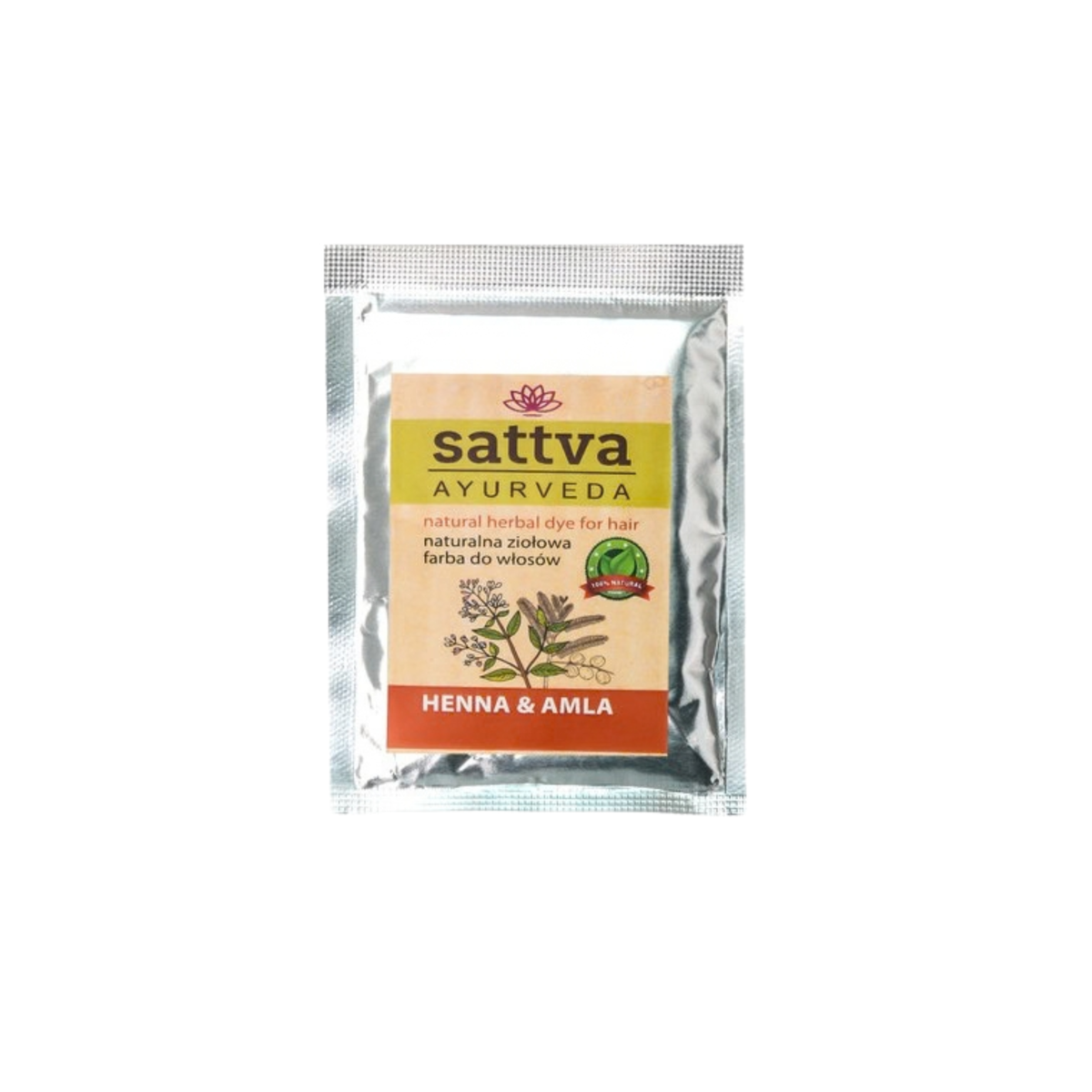 Sattva Ayurveda – Naturalna Farba Roślinna do Włosów Amla 10g