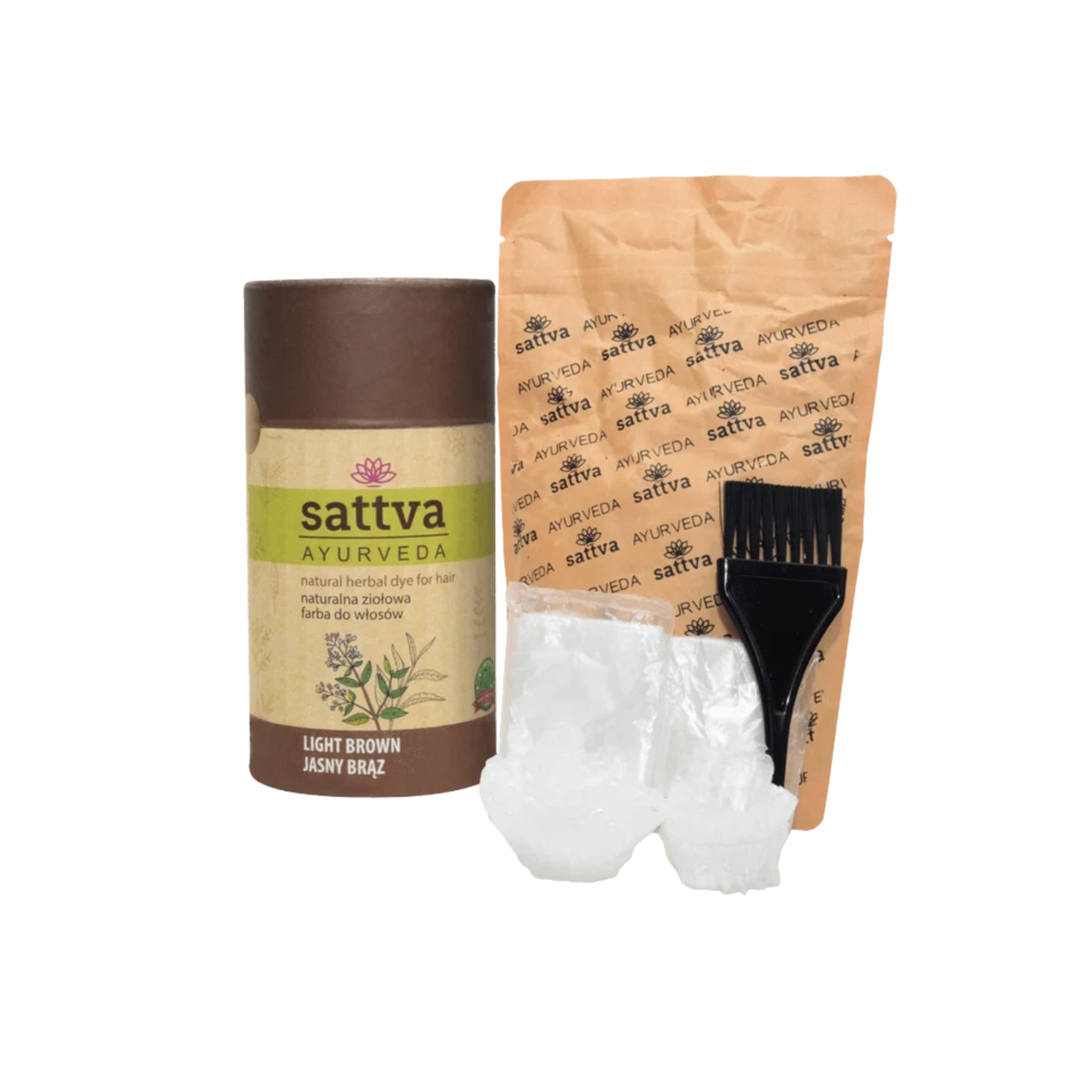 Sattva Ayurveda – Náttúrulegur Hárlitur Ljósbrúnn