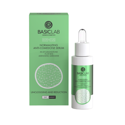 BasicLab – Normalizing Anti-Comedone Serum with 5% Azeloglycine and 1% BHA 30ml