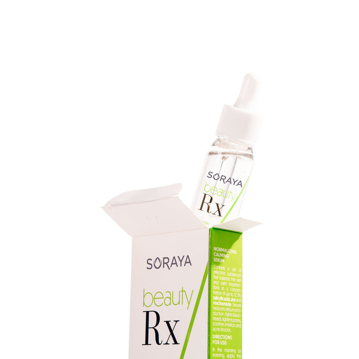 Soraya – Beauty RX – Normalizing Soothing Serum with Salicylic Acid, Zinc and Niacinamide 30ml