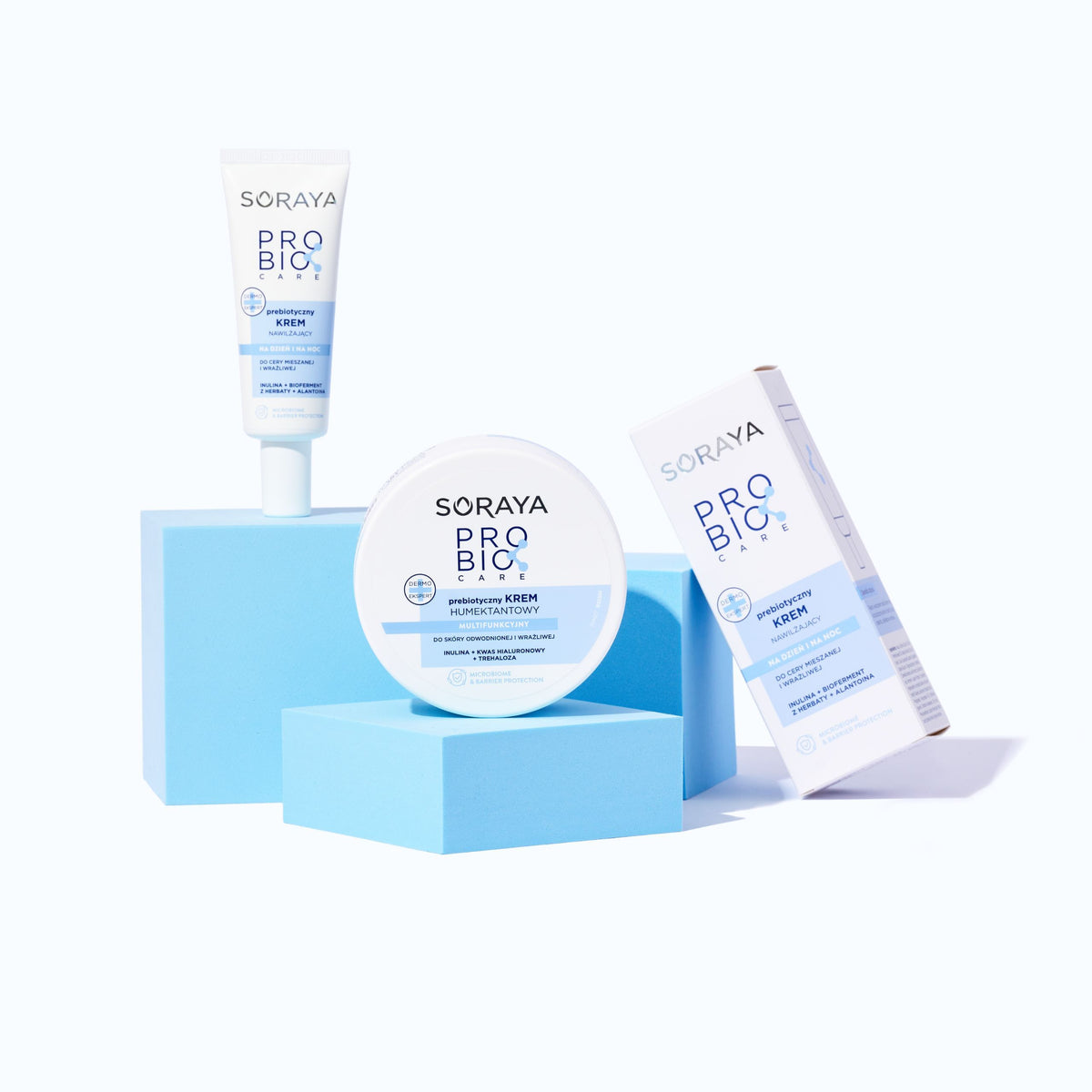 Soraya – Probio Care – Prebiotic Rakagefandi Krem fyrir Rakasnauða og Viðkvæma Húð 200ml