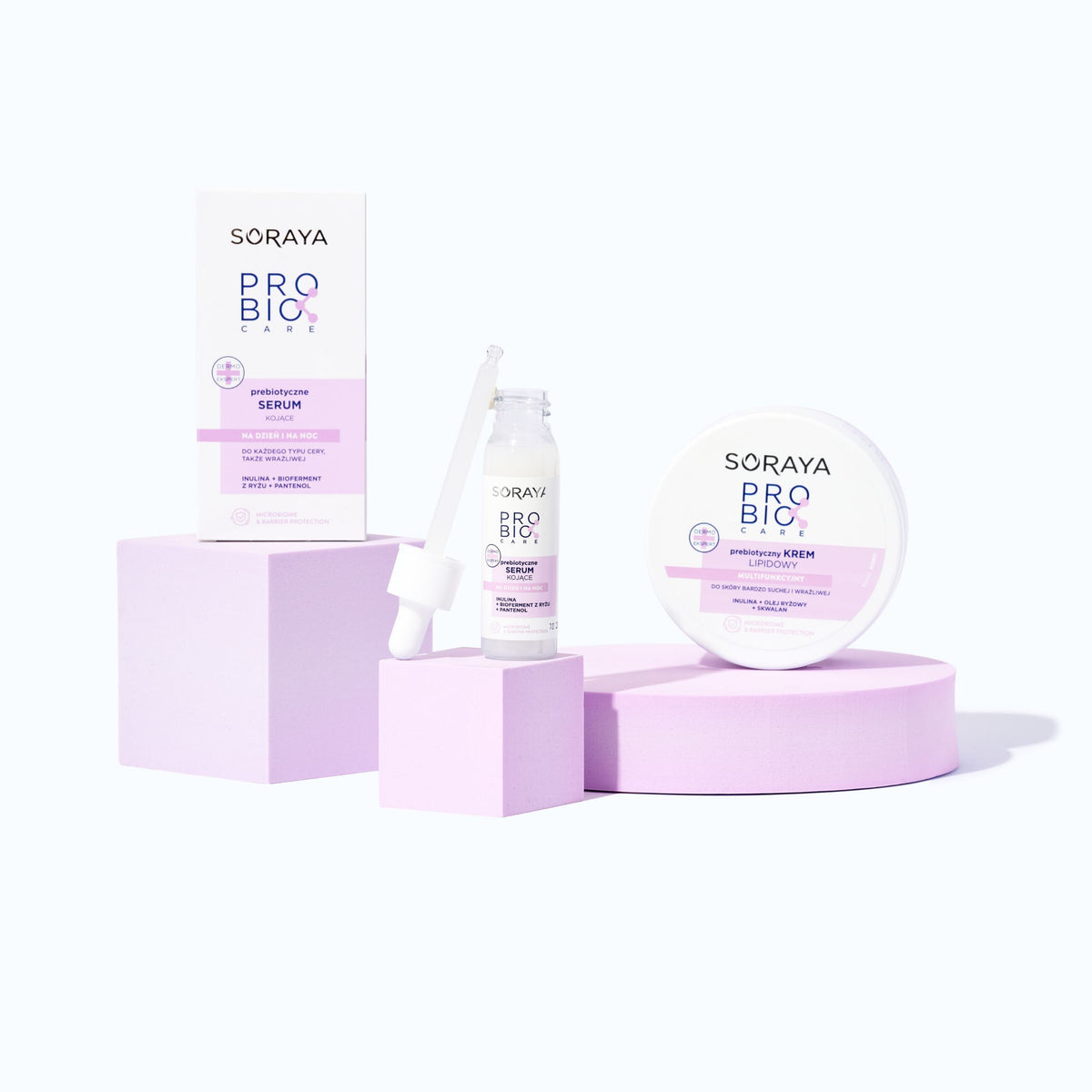 Soraya – Probio Care – Prebiotic Nærandi Krem með Lípíðum fyrir Mjög Þurra og Viðkvæma Húð 200ml
