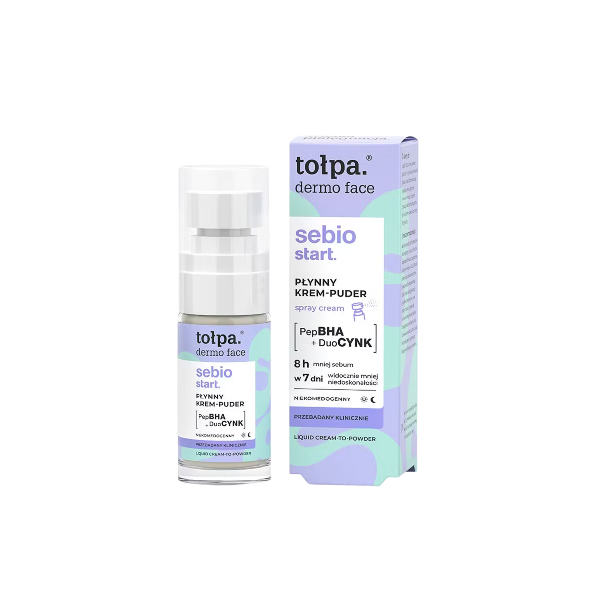 Tołpa – Dermo Face Sebio Start – Fljótandi Krem-Púður 30ml