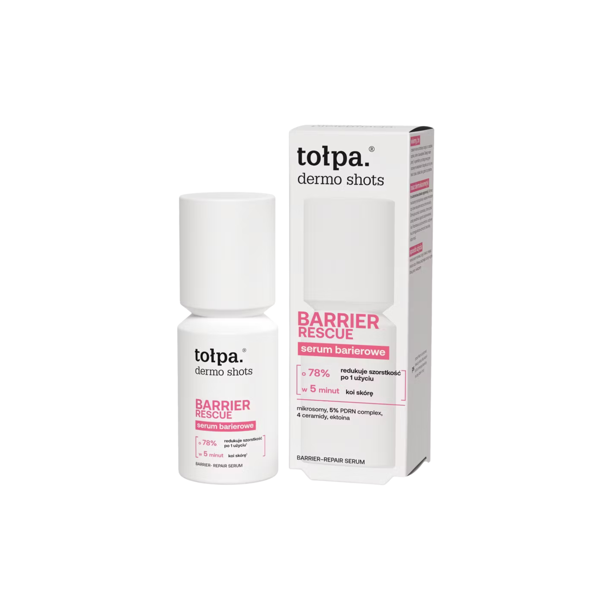 Tołpa – Dermo Shots – BARRIER RESCUE Serum sem Styrkir Verndarlag Húðarinnar 50ml