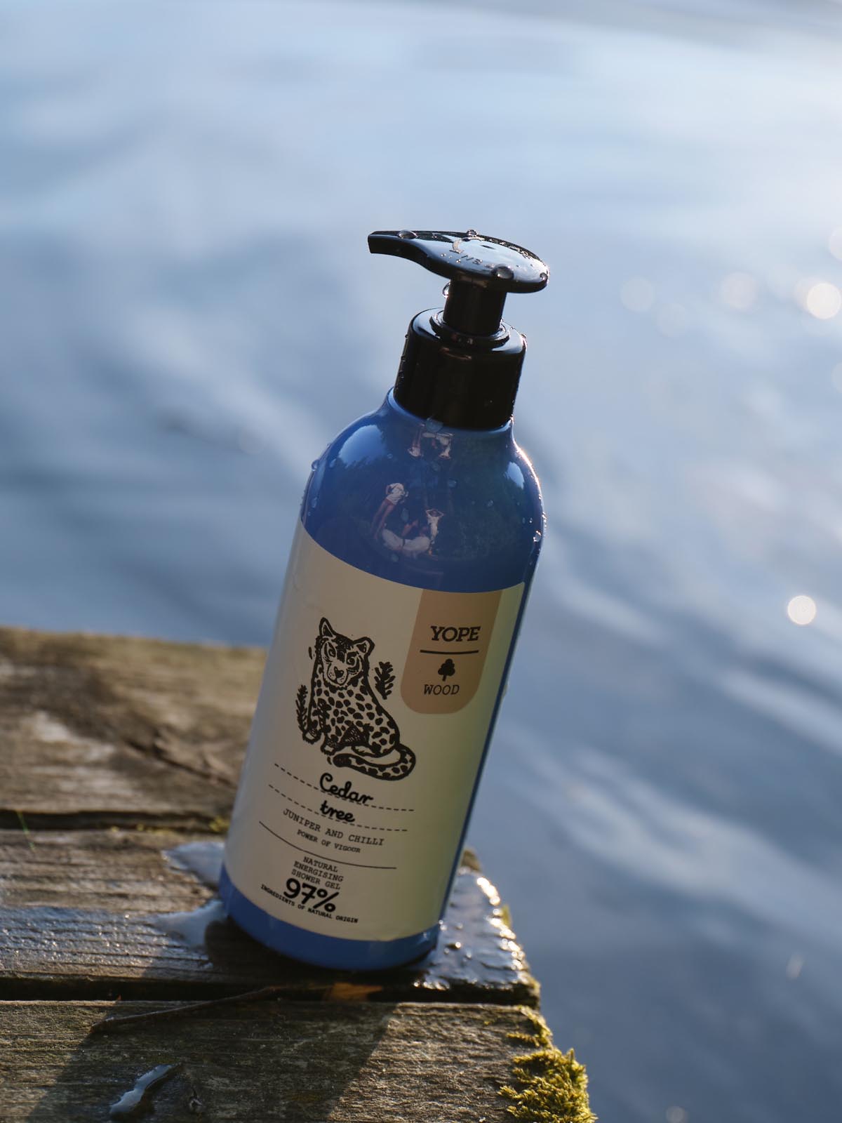 Yope – Natural Energising Shower Gel – Cedar Tree, Juniper and Chilli 400ml