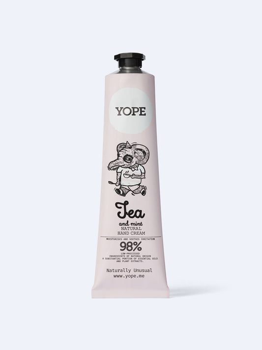 Yope – Natural Hand Cream – Tea and Mint 100 ml