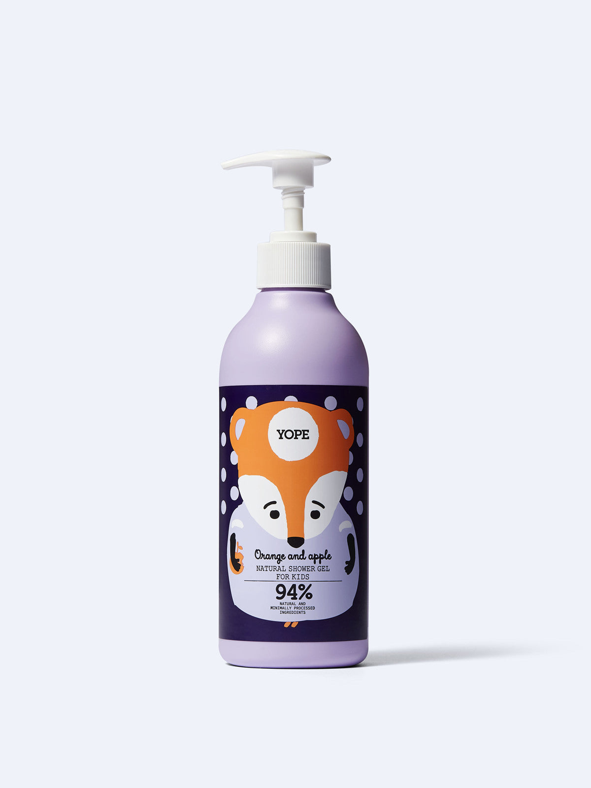 Yope – Natural Shower Gel for Kids – Orange and Apple 400 ml