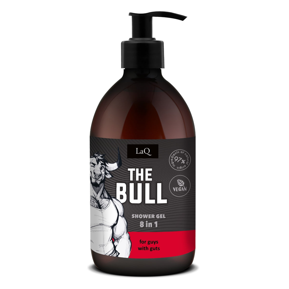 LaQ – Shower Gel 8 in 1 – The Bull 500ml