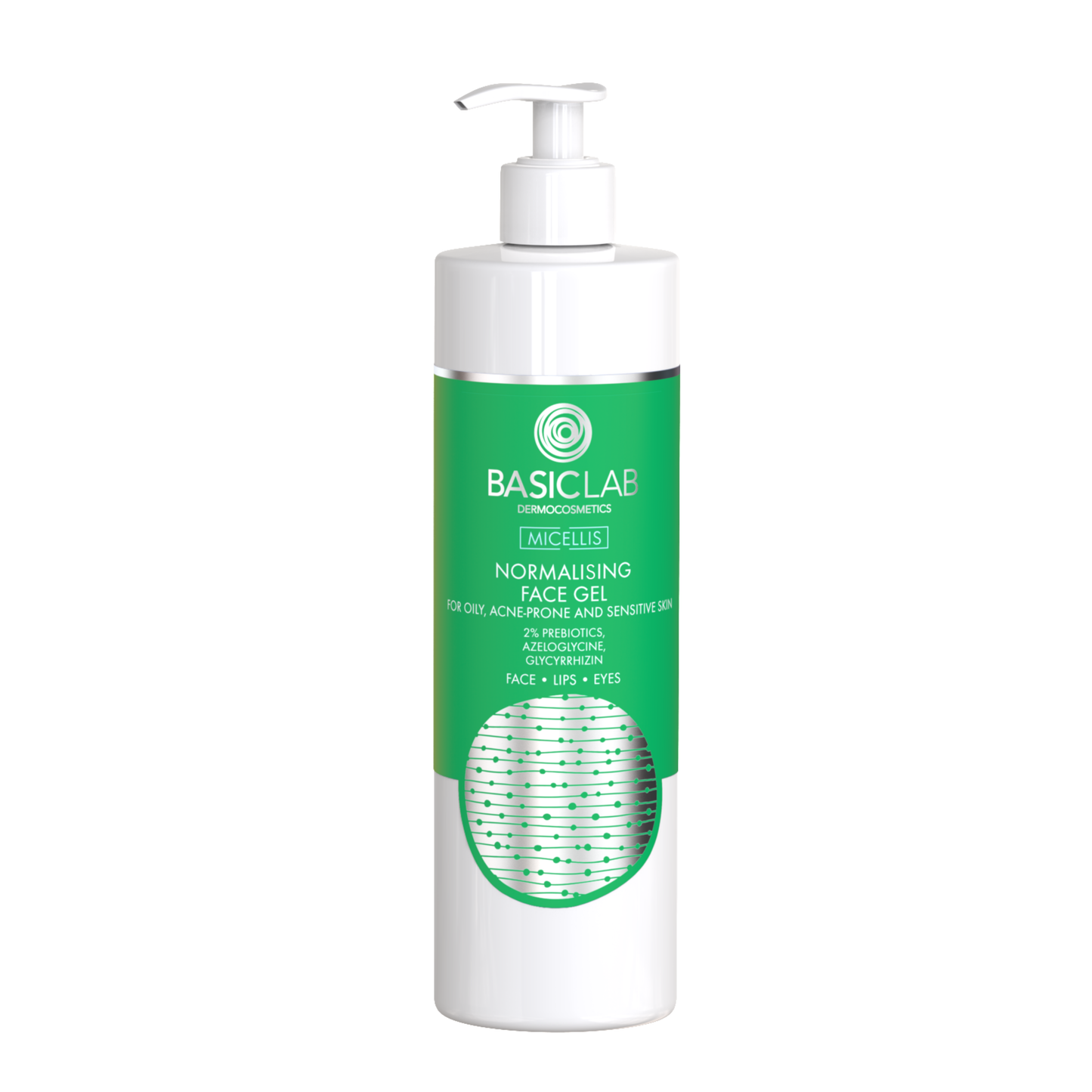 BasicLab – Normalizing Cleansing Gel For Oily, Acne and Sensitive Skin 300ml