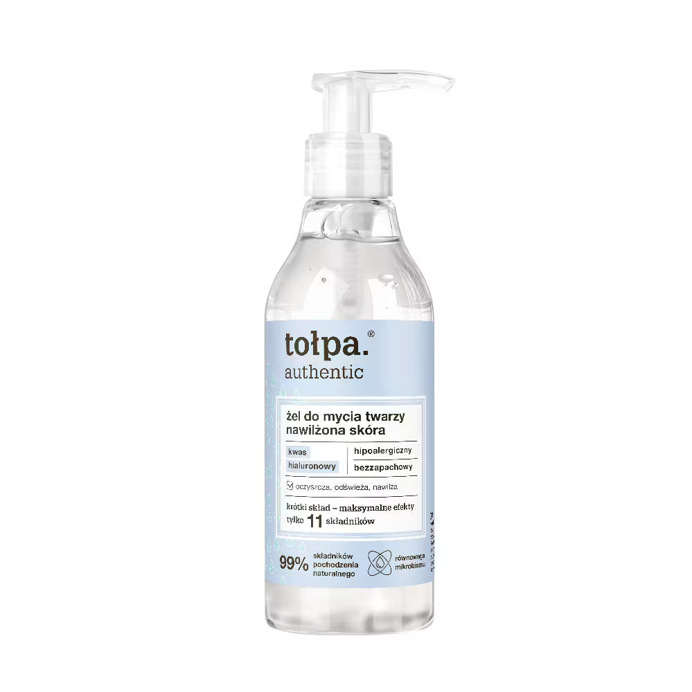 Tołpa – Authentic – Face Cleansing Gel, Hydrated Skin 195ml