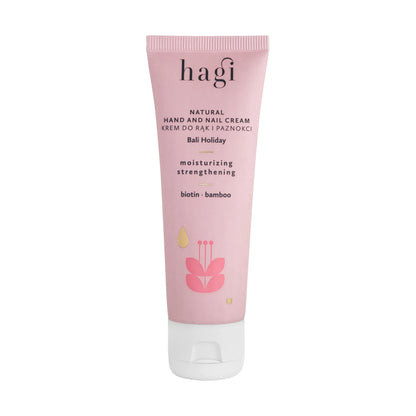 Hagi – Bali Holiday – Náttúrulegt Rakakrem fyrir Hendur og Neglur 50ml
