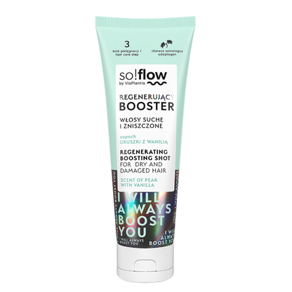 So!Flow – Endurnærandi Booster fyrir Þurrt og Skemmt Hár 75ml