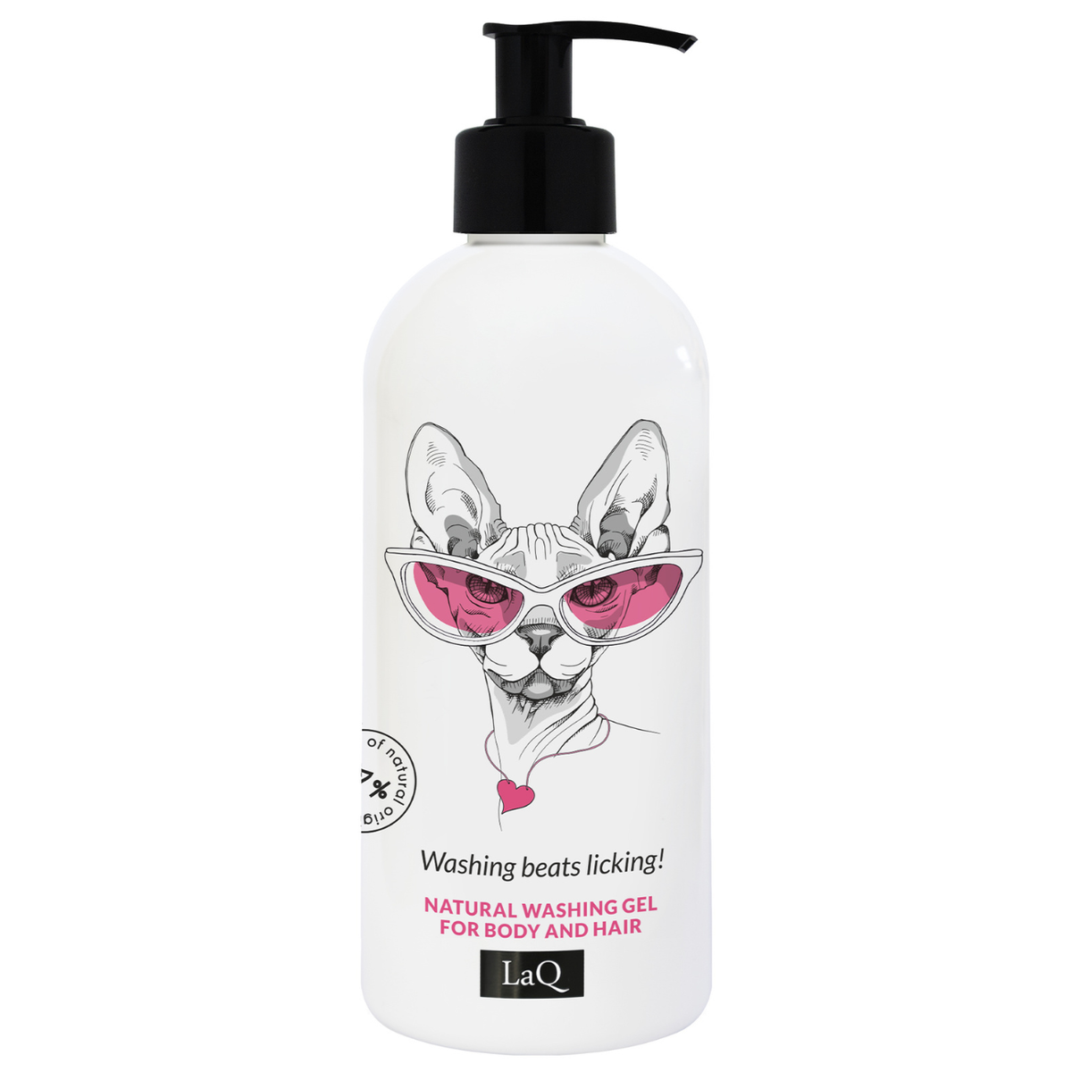LaQ – 2 in 1 Shower Gel and Shampoo – Kitty 300ml