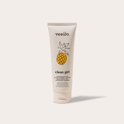 Resibo – Clean Girl – Sléttandi Andlitshreinsigel með 1,75% Salisýlsýru og Ananasþykkni 125ml