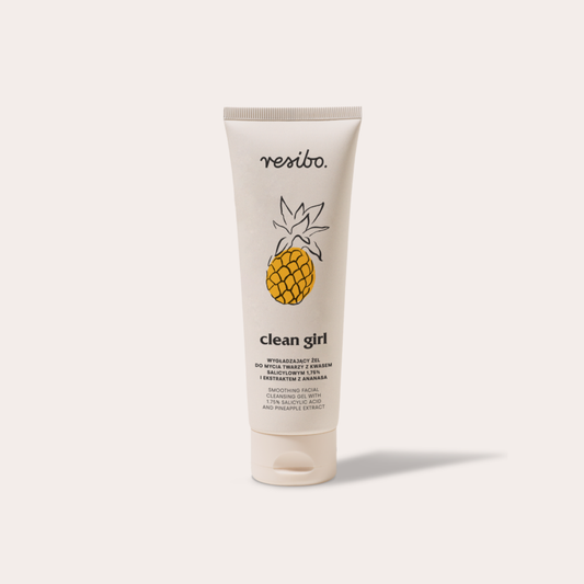 Resibo – Clean Girl – Smoothing Facial Cleansing Gel with 1.75% Salicylic Acid and Pineapple Extract  125ml