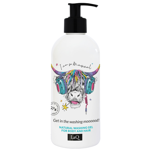 LaQ – 2 in 1 Shower Gel and Shampoo – Cow 300ml
