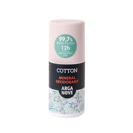 Arganove – Mineral Alum Deodorant Cotton Roll-On 50 ml