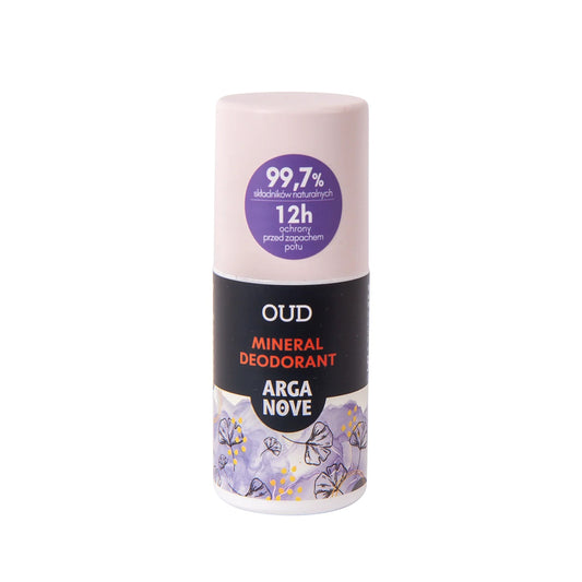 Arganove – Alum Mineral Deodorant Oud Roll-On 50ml