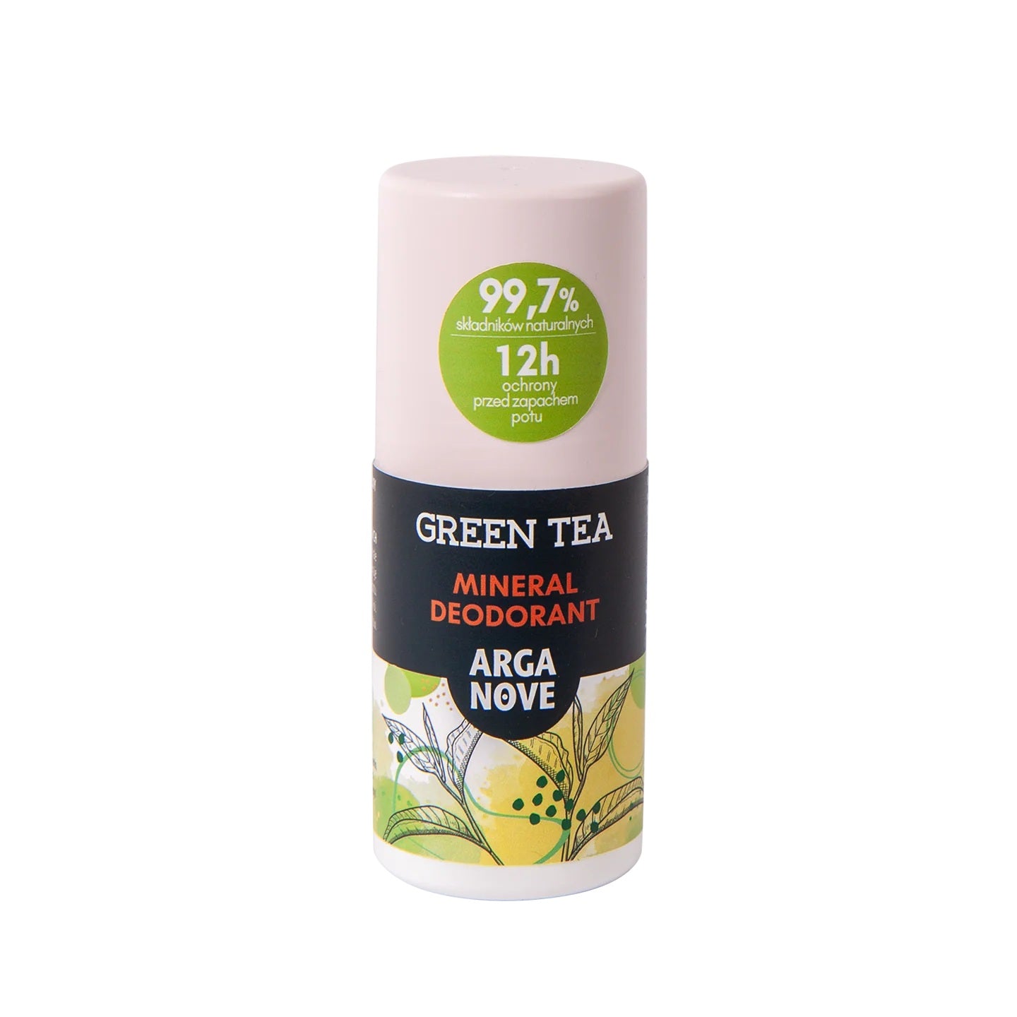 Arganove – Mineral Alum Deodorant Green Tea Roll-On 50ml