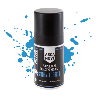 Arganove – Smoky Tobacco Mineral Alum Roll-On Deodorant 50ml