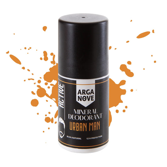 Arganove – Urban Man Roll-On Mineral Deodorant with Alum 50 ml