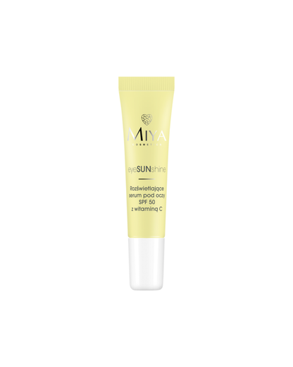 Miya Cosmetics – eyeSUNshine – Lýsandi Augenserum SPF 50, 15ml