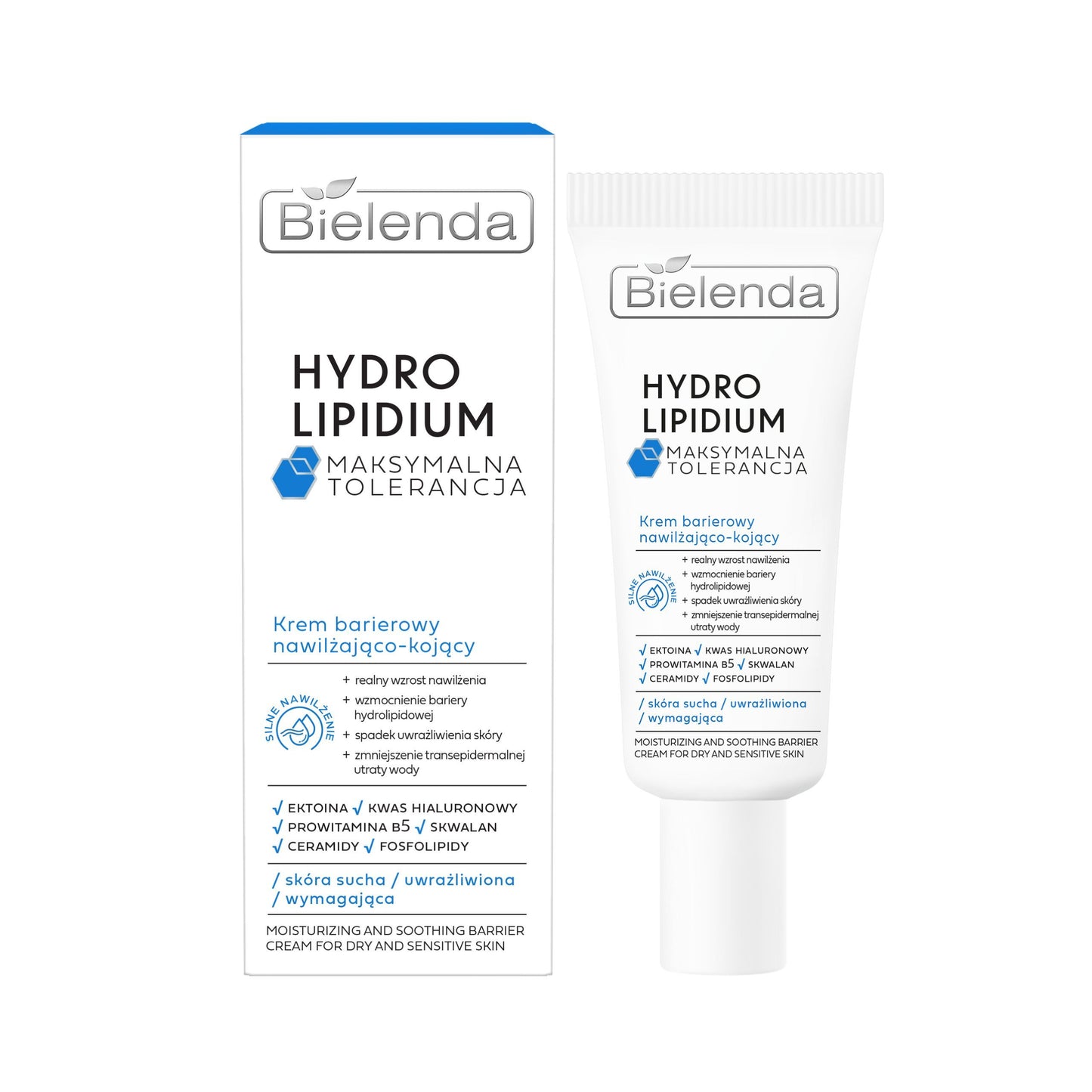 Bielenda – Hydro Lipidium – Rakagefandi og Róandi Varnarkrem 50ml