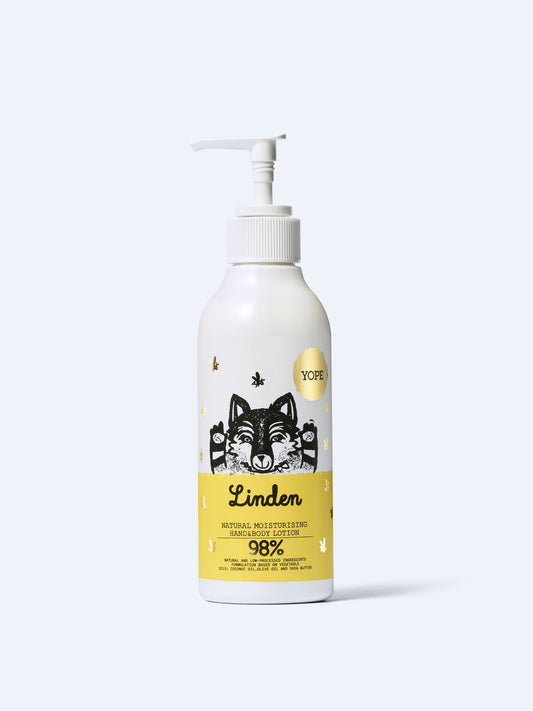 Yope – Natural Moisturising Hand and Body Lotion – Linden Blossom 300 ml