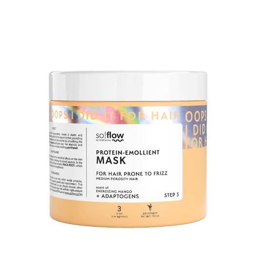 So!Flow – Emollient Protein Mask for Medium Porosity Hair with a Tendency to Frizz 400ml
