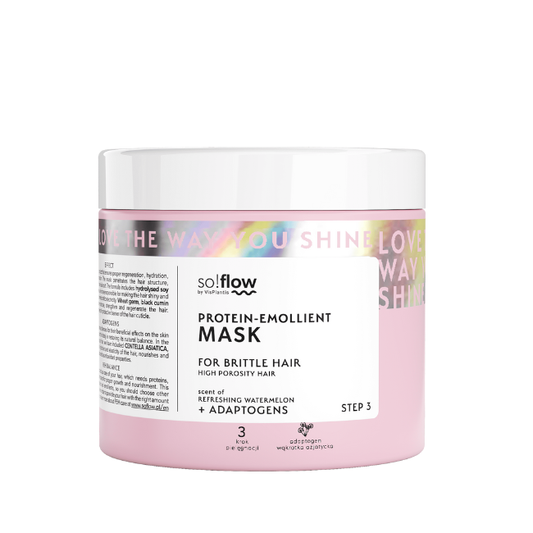 So!Flow – Emollient Protein Mask for High Porosity and Brittle Hair 400ml