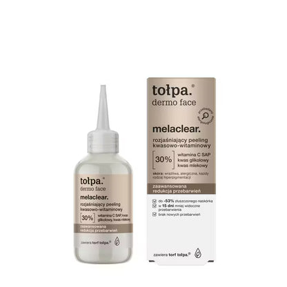 Tołpa – Dermo Face Melaclear – Rozjaśniający Peeling Kwasowo-Witaminowy 50ml