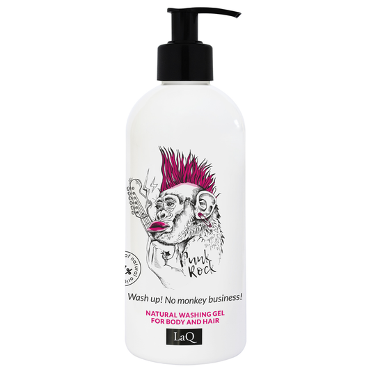 LaQ – 2 in 1 Shower Gel and Shampoo – Monkey 300ml