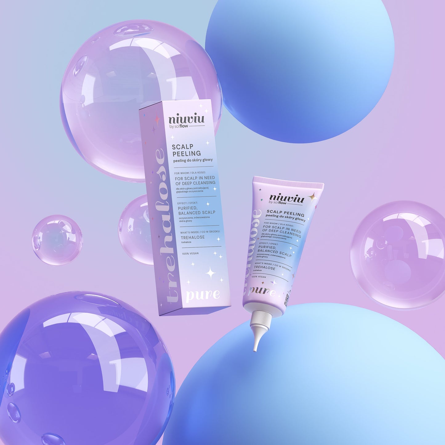 Niuviu – Pure – Hreinsandi Scalp Peeling 100ml