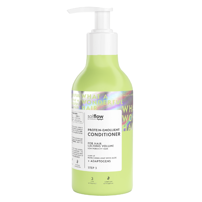 So!Flow – Protein-Emollient Conditioner for Low Porosity and Volumeless Hair 400ml