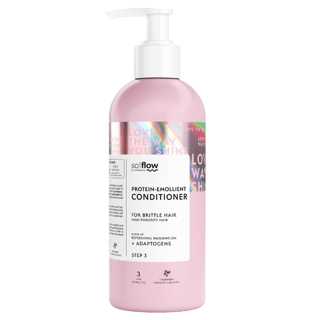 So!Flow – Protein-Emollient Conditioner for High Porosity and Brittle Hair 400ml