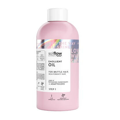 So!Flow – Mýkjandi Hárolía fyrir Hágljúpt og Brothætt Hár 150ml