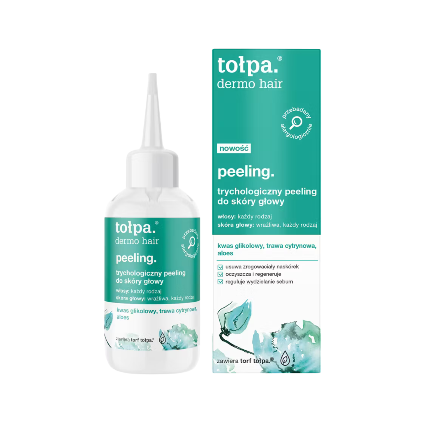 Tołpa – Dermo Hair – Þríkhreinsandi Flögnun fyrir Hársvörð 100ml