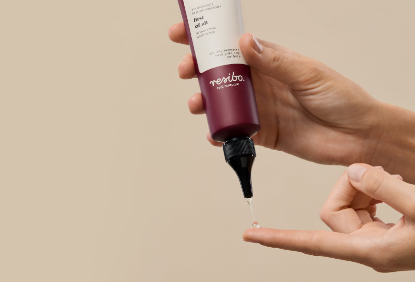 Resibo – First of All – Örvandi Sýru Skrúbbur fyrir Hársvörð 100ml