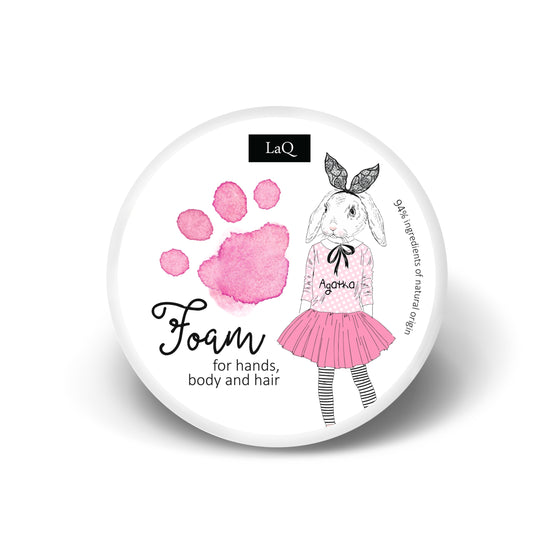 LaQ – Natural Washing Foam – Pink 20 g