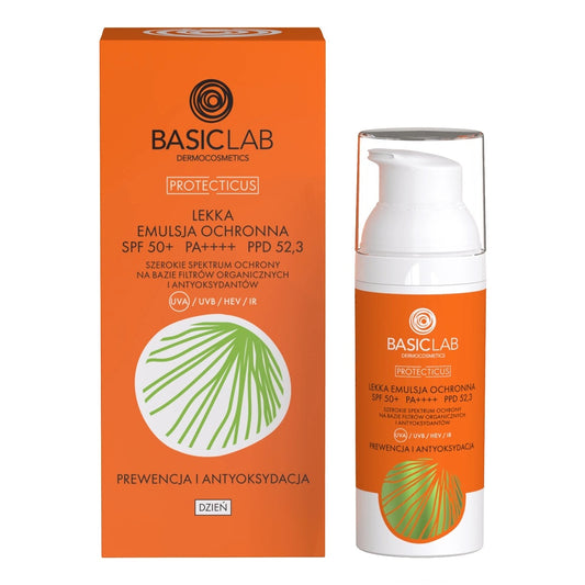 BasicLab – Light Protective Emulsion SPF50+ - Prevention and Antioxidation 50ml